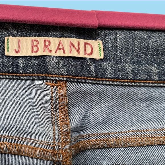 J Brand flare jeans with Daisy patches. GROOVY - Picture 5 of 7